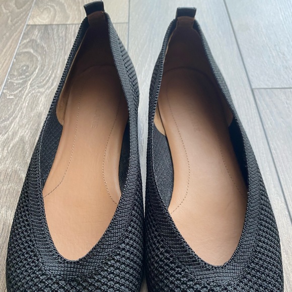 *last chance clearance sale* Everlane The 40-Hour Flat in ReKnit Black Like New - Picture 8 of 13